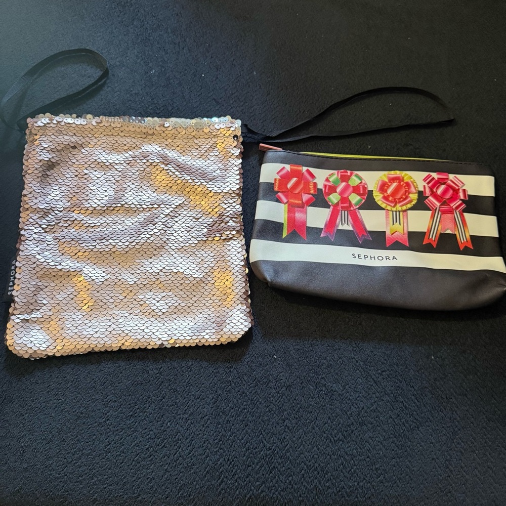 Sephora makeup bags - set of 2